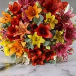 Tropical Flair Lily Bouquet
