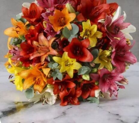 Tropical Flair Lily Bouquet