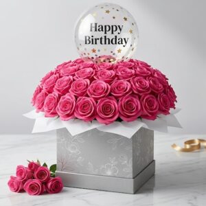 Pink Birthday Bloom Box