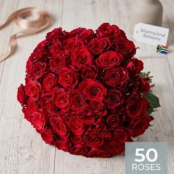 Bouquet of 50 red roses