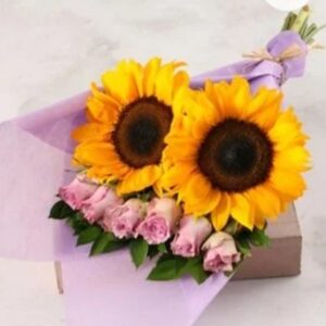 Lilac Petals and Sunbeam Boquet